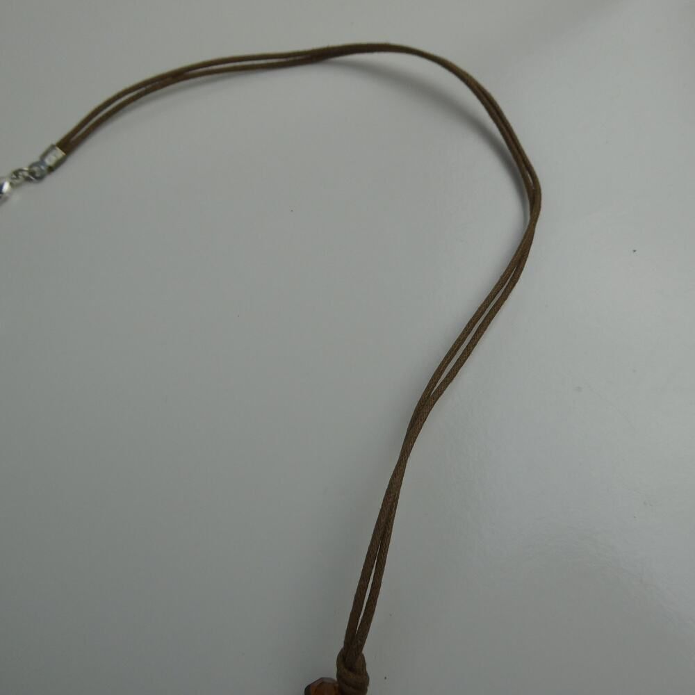 Dangle Statement Dangle Beaded Genuine Stone Cord… - image 7